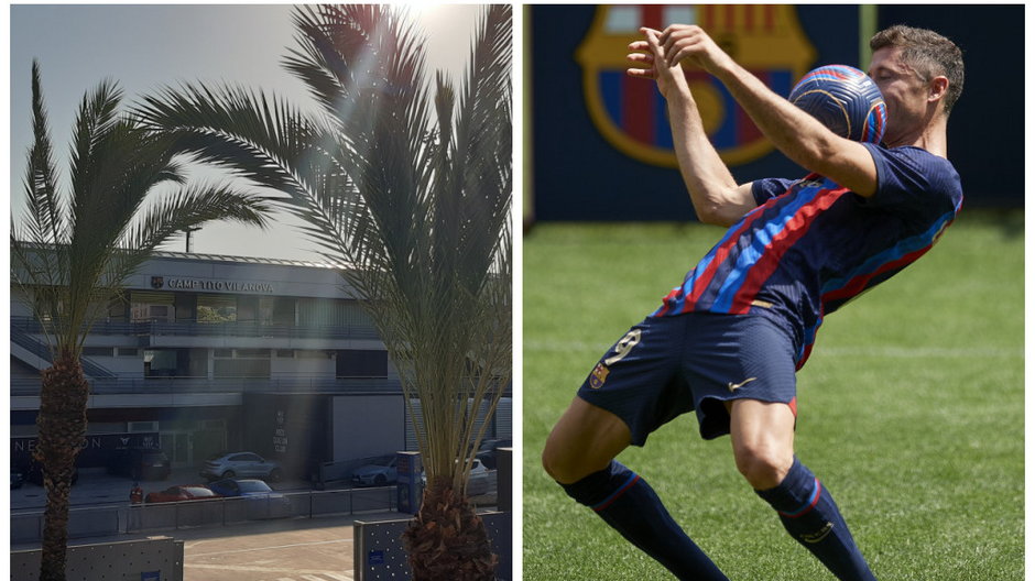 Ośrodek treningowy FC Barcelona i Robert Lewandowski