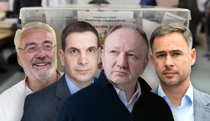Dragan Đilas, Miroslav Aleksić, Miloš Jovanović, Branimir Nestorović