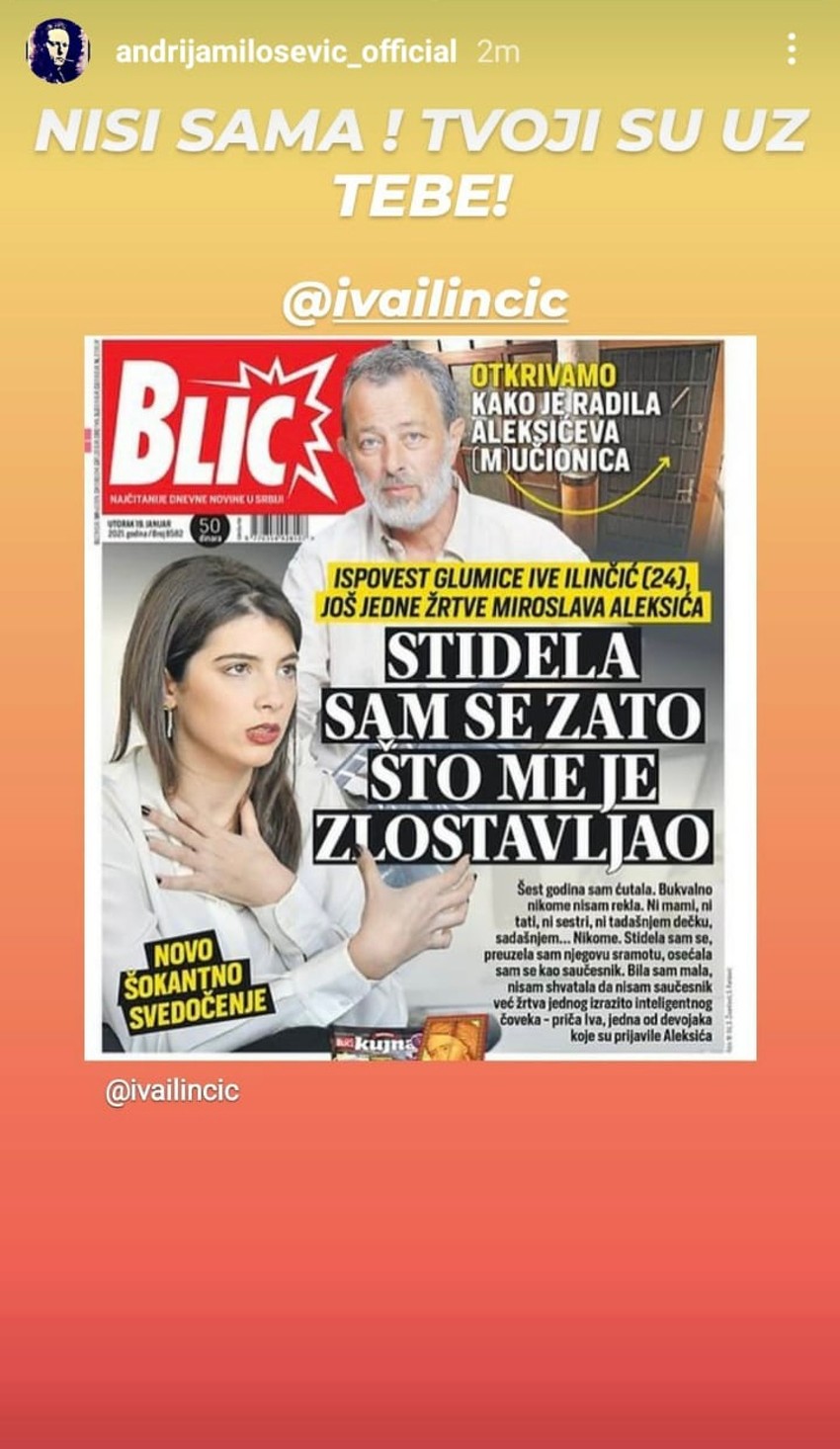 Objava na Instagramu