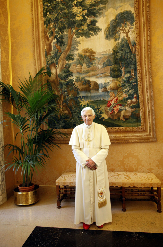 Benedykt XVI w Castel Gandolfo