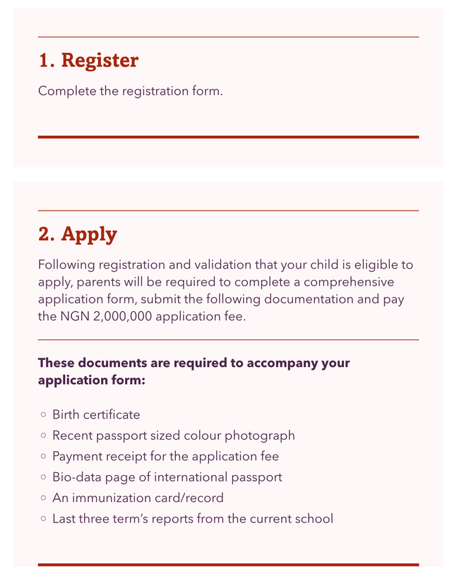 Screenshot of Charterhouse Lagos website