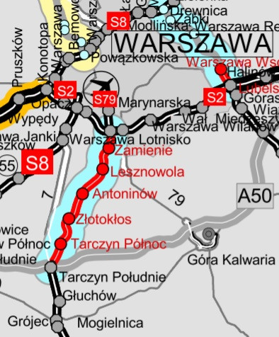 S7 Warszawa — Grójec