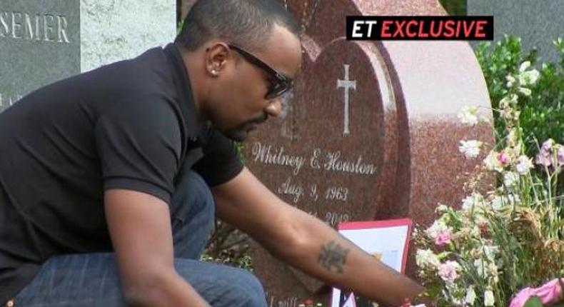 Nick Gordon visits late Bobbi Kristina's grave for the first time since death