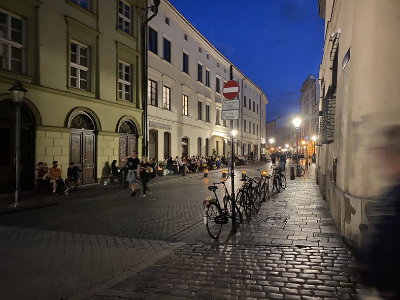 Nocne ulice Krakowa