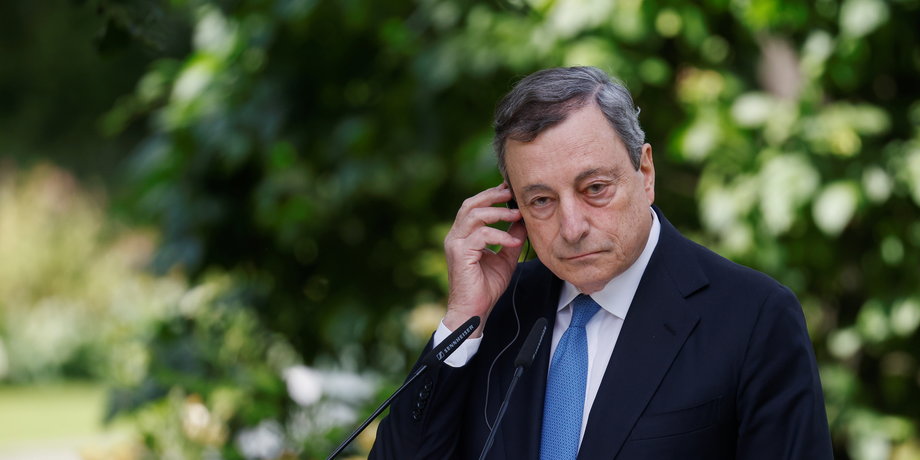 Premier Włoch Mario Draghi.