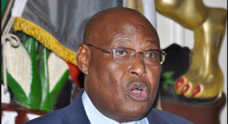Ex-National Assembly Speaker Francis Ole Kaparo