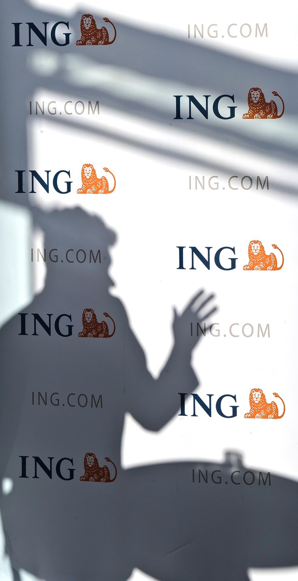 Logo ING. Fot. Jock Fistick/Bloomberg