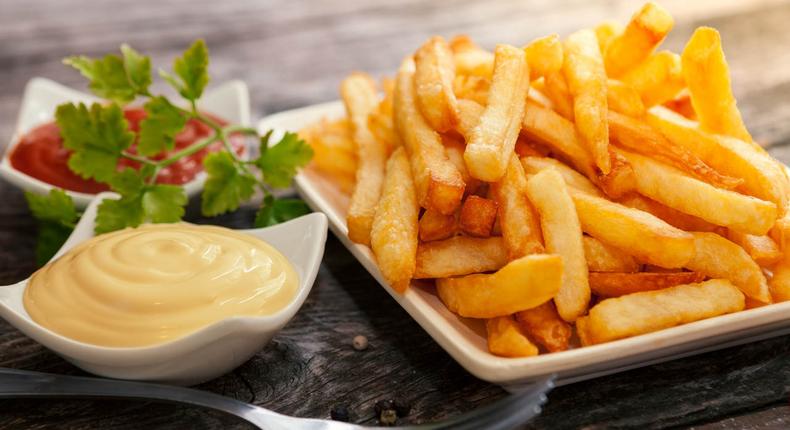 Frites croustillantes