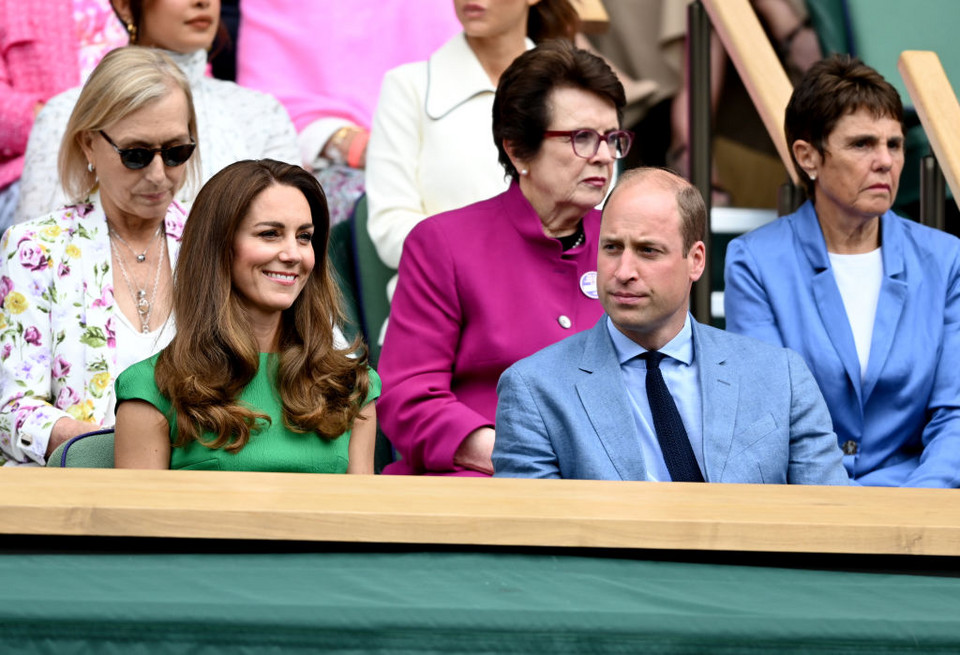 Wimbledon 2021: Kate Middleton i książę William na trybunach