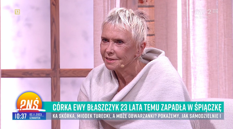 Ewa Błaszczyk w "Pytaniu na śniadanie"