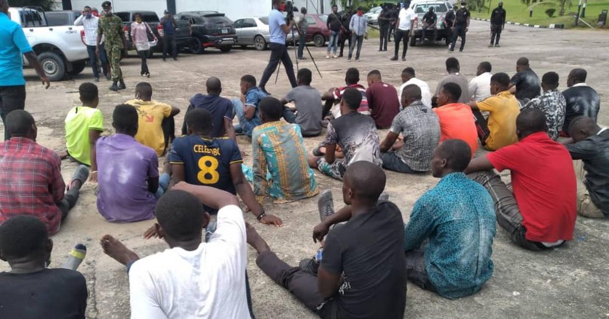 Navy hands over 42 suspected cultists to Cross River Government ...