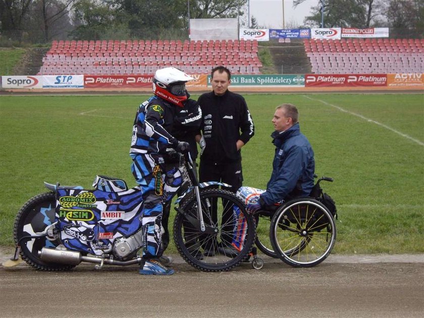 Chory Cegielski jeździł na motorze