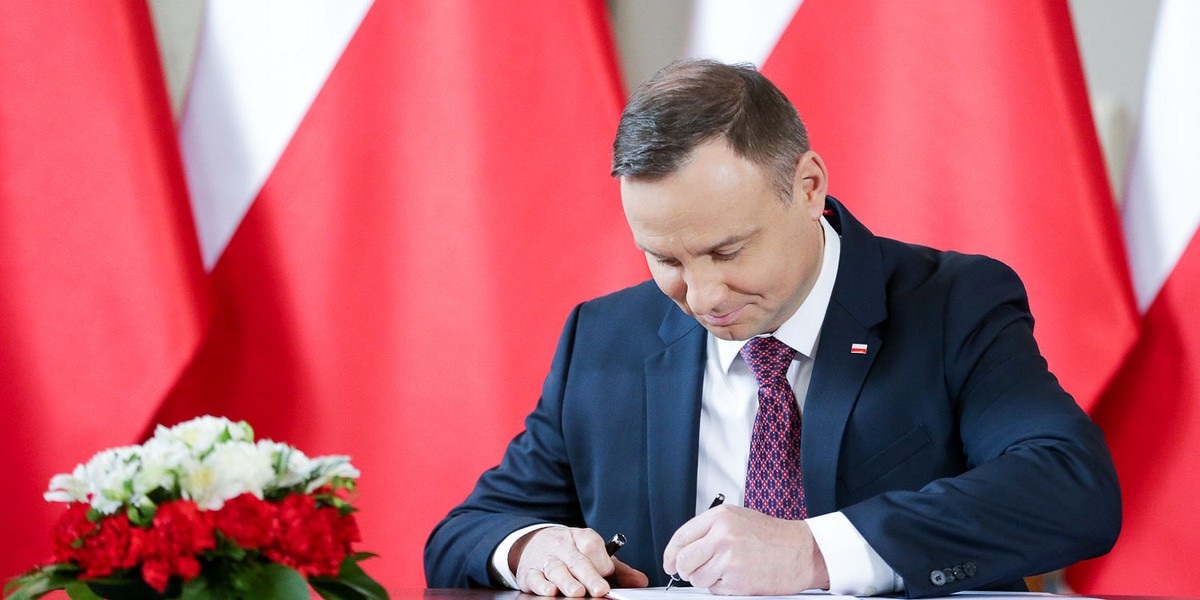 Prezydent Andrzej Duda