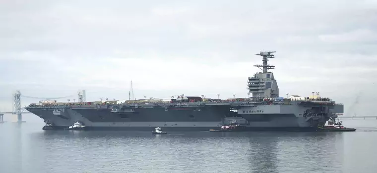 USS Gerald R. Ford (CVN 78) - najpotężniejszy lotniskowiec świata w drodze na testy