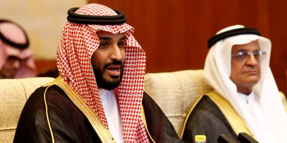 Saudi Arabia's Deputy Crown Prince Mohammed bin Salman attends meeting with Chinese President Xi and in Beijing.