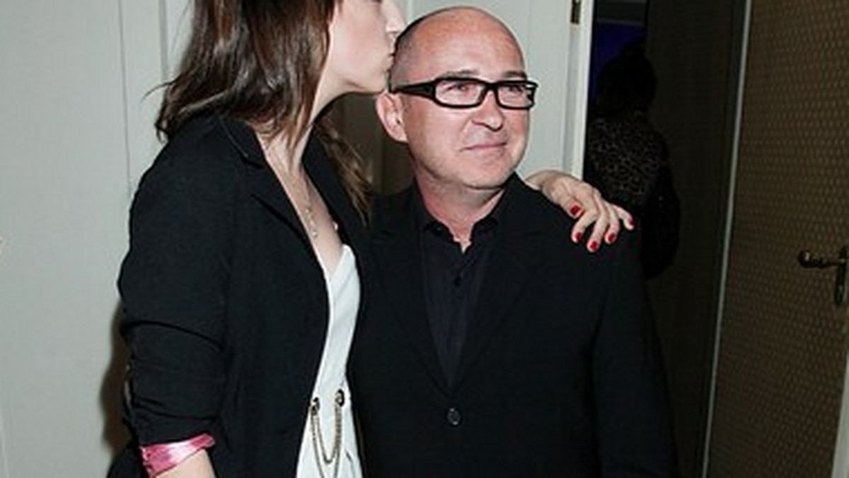Andrzej Krzywy z córką Olą (fot. Agencja BE&W)