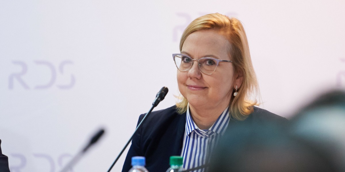 Minister klimatu i środowiska Anna Moskwa. 