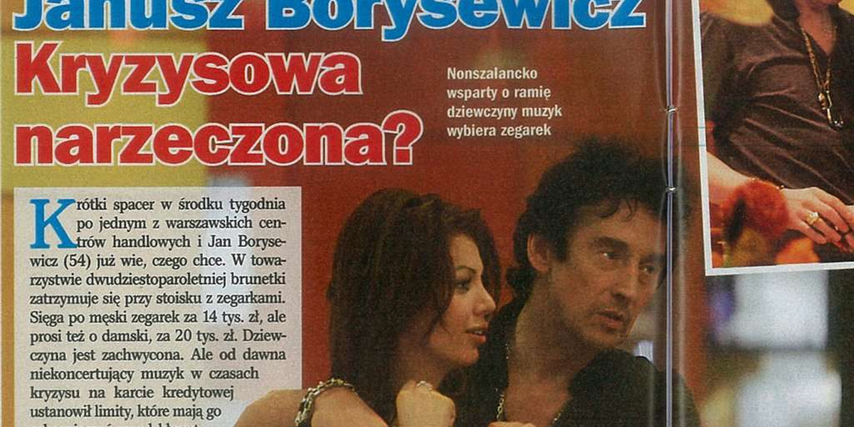 Miesiąc temu prasę obiegła wieść, że Jan Borysewicz (54 l.) rozstał się ze swoją narzeczoną Magdaleną Glinkowską (31 l.)