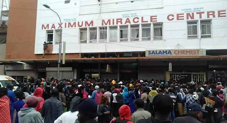 Nairobians flooded Maximum Miracle Centre of Pius Muiru