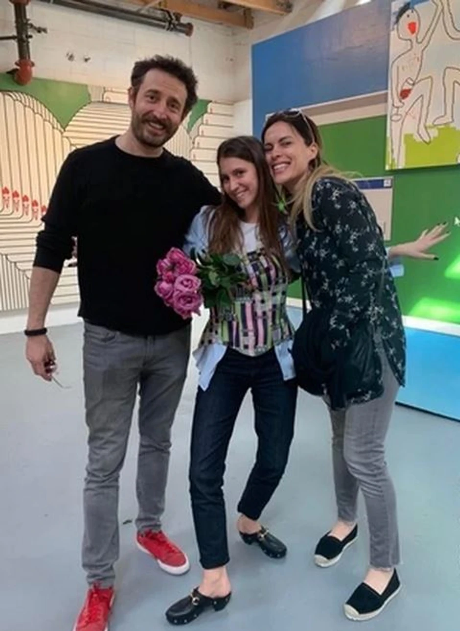 Nikola Đuričko sa ženom (desno)