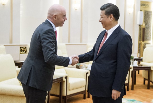 Chiny starają się o mundial. Prezydent Xi Jinping spotkał się z szefem FIFA Giannim Infantino