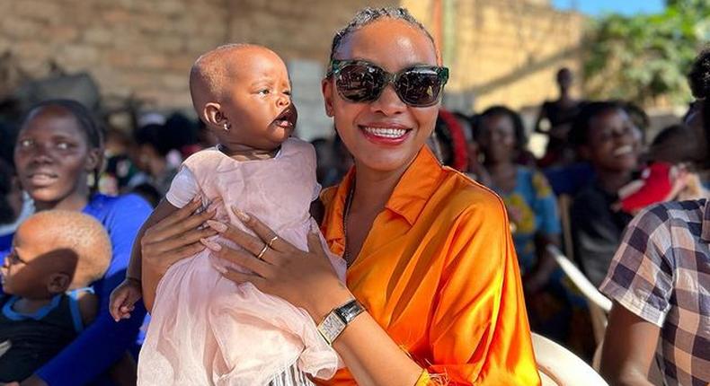 Pia Pounds spent Mother's Day making these babies smile/Instagram