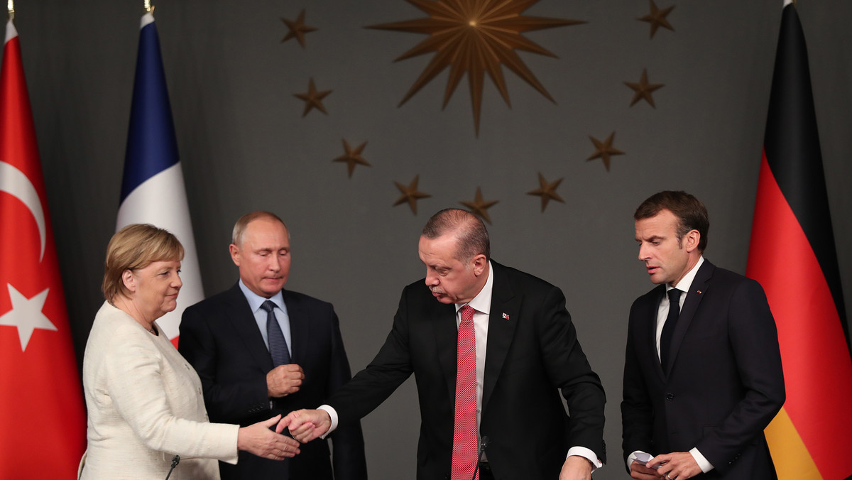 Szczyt przywódców Turcji, Rosji, Niemiec i Francji ws. Syrii w Stambule