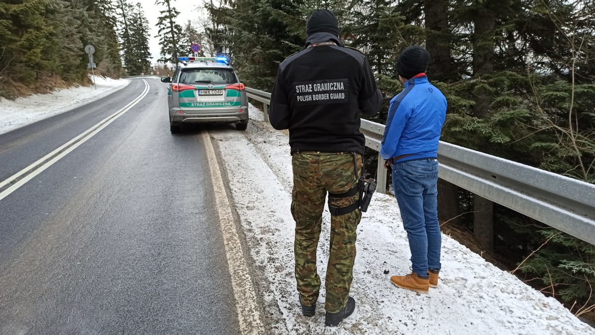 Migrant z Algierii zatrzymany na Podhalu. Chciał trafić do Niemiec