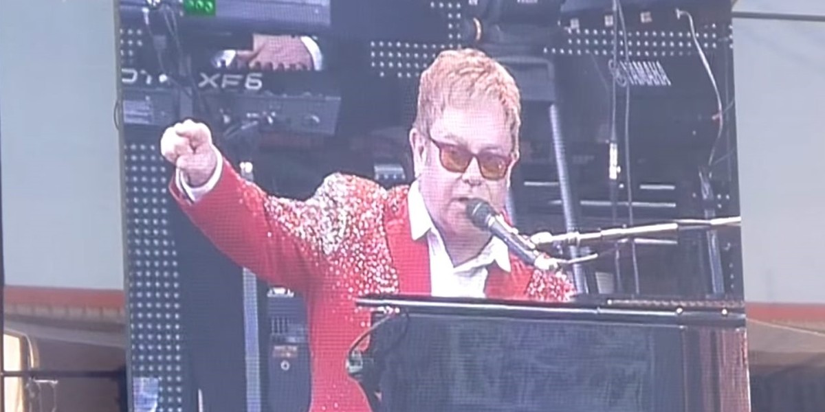 Elton John wpadł w szał na koncercie