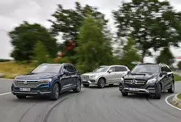 Volkswagen Touareg kontra Volvo XC90 i Mercedes GLE - Downsizing? Nie. Tym razem będzie grubo!