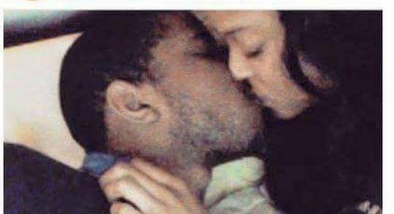 Brenda Biya kissing on Instagram