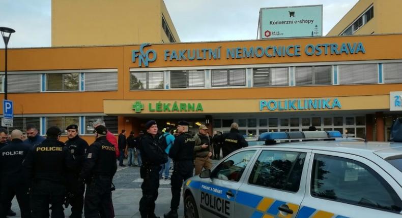 The gunman allegedly shot people at close range as they sat waiting in the trauma ward of the Faculty Hospital in Ostrava