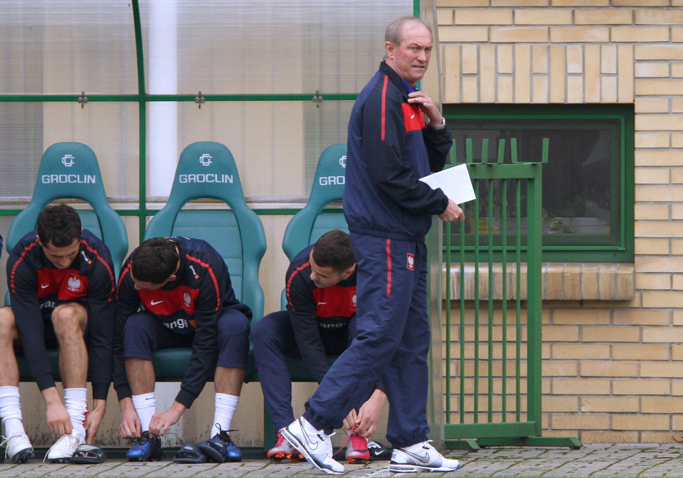 PIŁKA NOŻNA REPREZENTACJA POLSKI TRENING