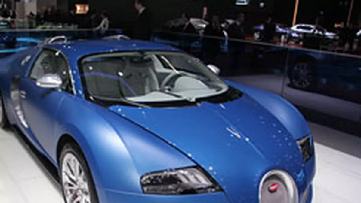 Genewa 2009: Bugatti Veyron Bleu Centenaire – stulecie w niebieskim
