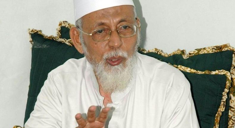 Indonesian cleric Abu Bakar Bashir is considered the spiritual head of Jemaah Islamiyah (JI)