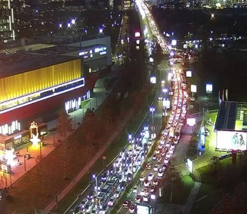 Kruzni tok kod TC Ušće