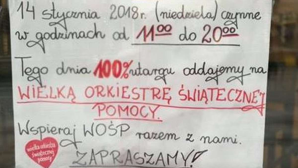 - Wielka Orkiestra Świątecznej Pomocy to fajna sprawa - mówi w rozmowie z TVN24 właściciel baru z kebabem ze Złotoryi (woj. dolnośląskie). Pan Ahmet cały niedzielny zarobek przekazał na rzecz orkiestry. A, jak podkreśla, klienci w tym dniu byli bardzo hojni.