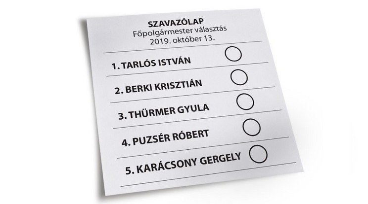 Öten kerülhetnek fel a fővárosi szavazólapra