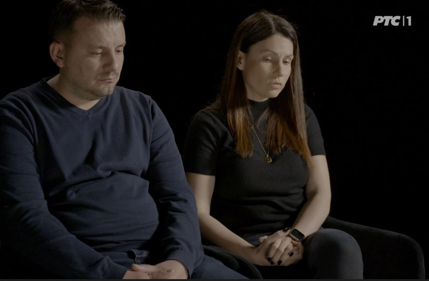 Dane i Biljana, roditelji Adriane Dukić