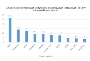 Certyfikaty inwestycyjne: na kawie i kukurydzy można zarobić krocie