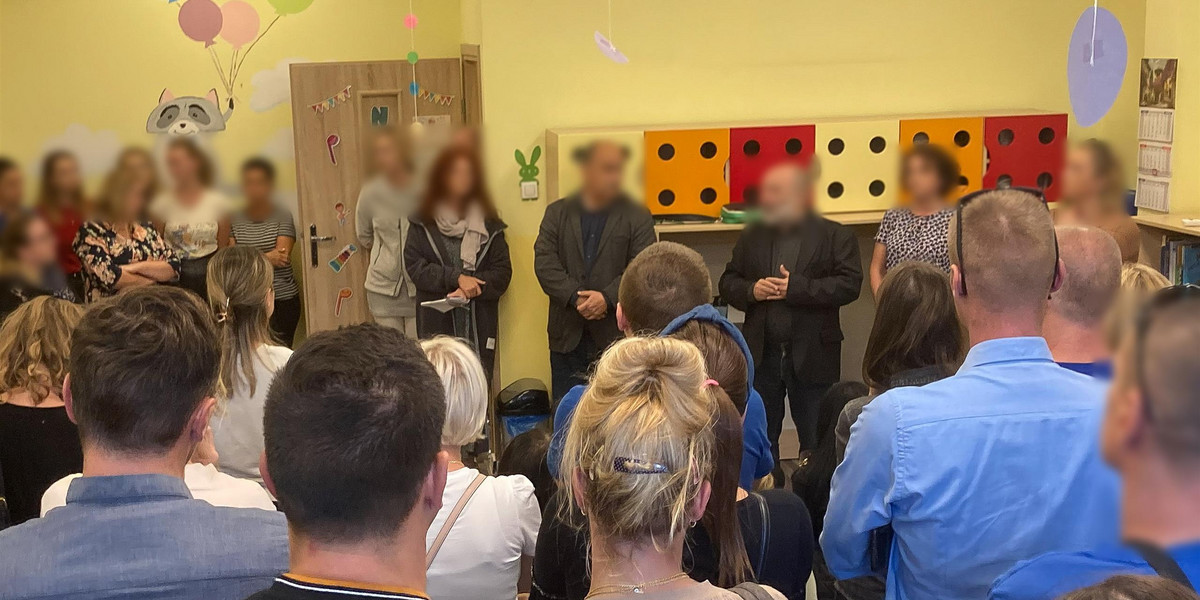 Po tragedii dyrekcja przedszkola w Zabierzowie zorganizowała spotkanie z rodzicami.
