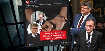 Czy Kamiński i Wąsik powinni wyjść na wolność? Większość stawia sprawę jasno