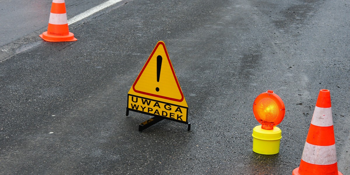 Wypadek na autostradzie A4. Płoną auta.