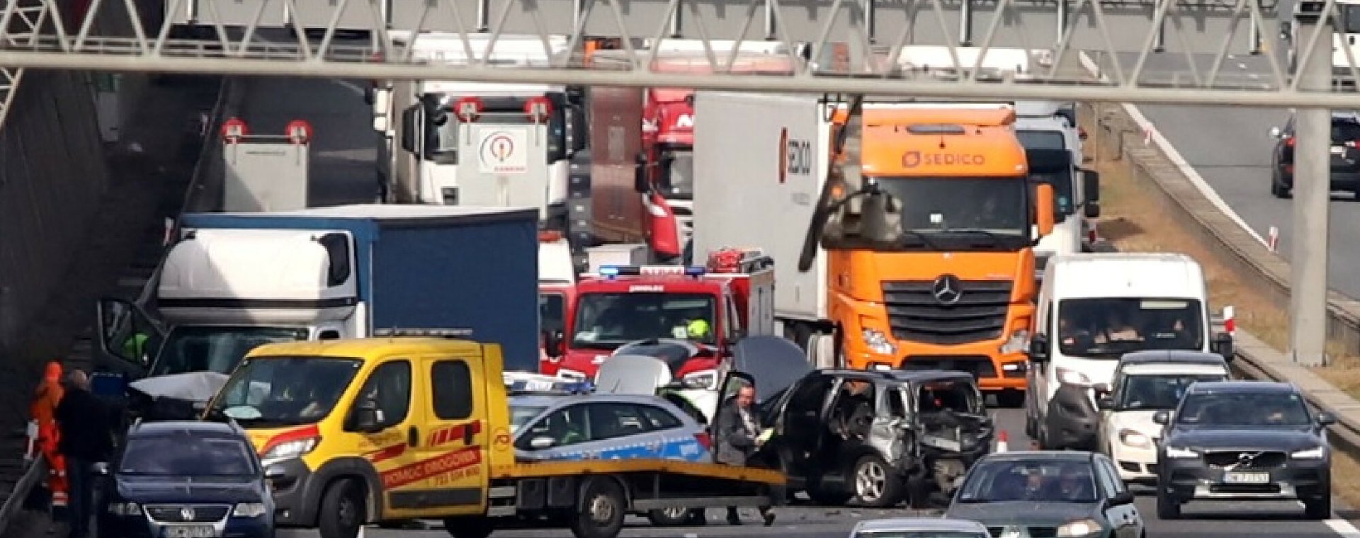 Wypadek na Autostradowej Obwodnicy Wrocławia