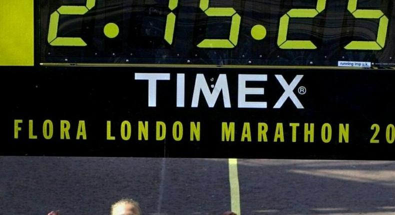 Paula Radcliffe ran a world record time of 2hr 15min 25sec in winning the 2003 London Marathon