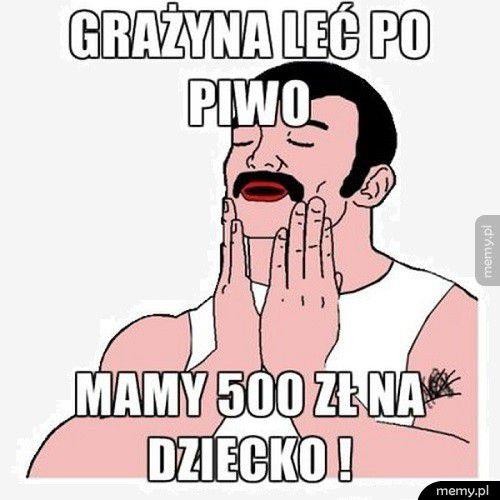 memy, 500 zł na dziecko