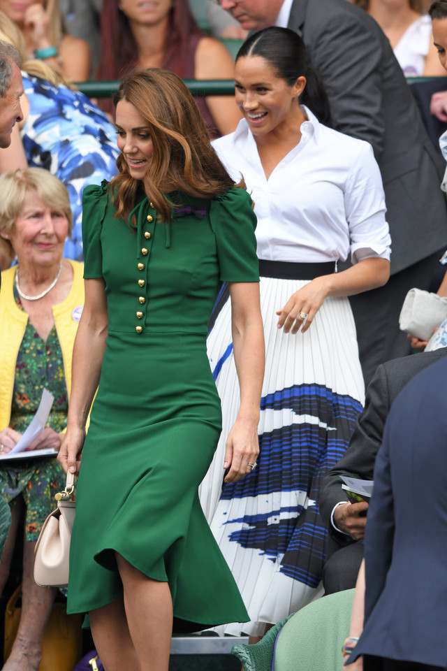 Księżna Kate i księżna Meghan na Wimbledonie