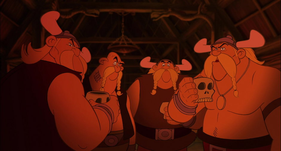 Wojownicy z północy w animacji "Asteriks i wikingowie" (2006 r.)