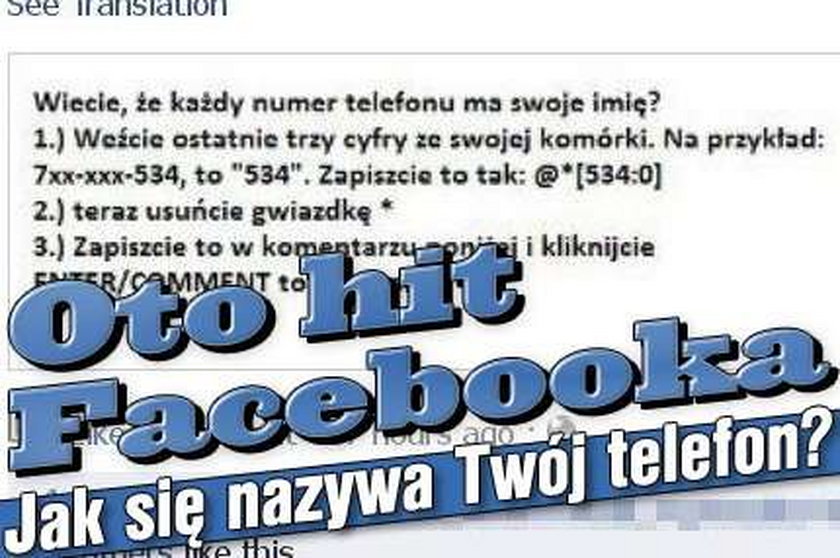 Oto hit Facebooka. Jak się nazywa Twój telefon?