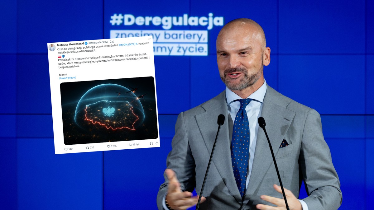 Rafał Brzoska zapowiada dronową deregulację. "W ciągu tygodnia"